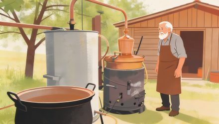 proizvodnja rakije u bakarnom kotlu, tradicionalni način proizvodnje